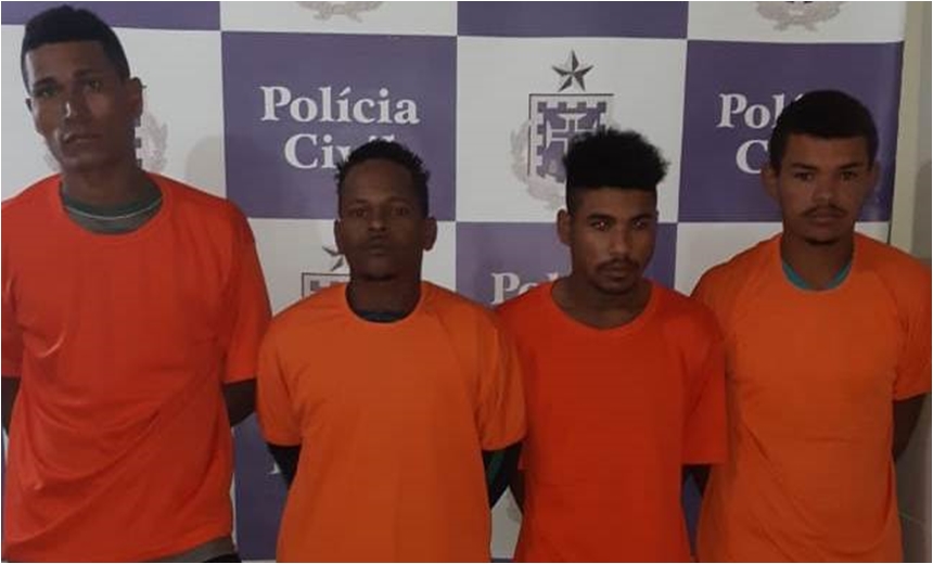Quatro são presos durante operação em Araci