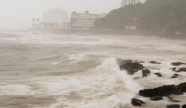 Bahia poderá ter ventos de até 61 Km/h nesta semana, alerta Marinha