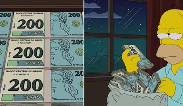Em mais uma previsão, Simpsons acertam fabricação da nota de R$ 200 no Brasil