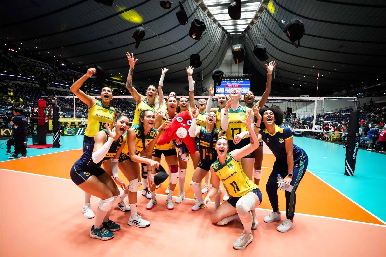 Vôlei feminino Brasil vence Japão e conquista vaga nos jogos olímpicos