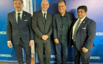 Fábio Mota se reúne com presidentes de Fifa, CBF e Conmebol