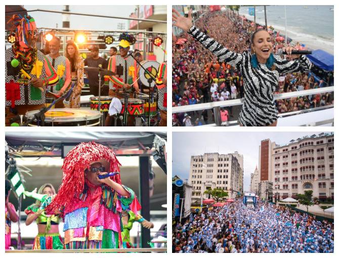 Veja os melhores momentos do domingo de Carnaval em Salvador