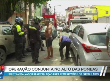 Alô Juca: PM e transalvador realizam ação de retirada de veículos irregulares no Alto das Pombas